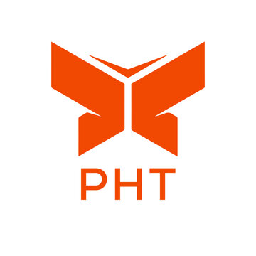 PHT Letter logo design template vector. PHT Business abstract connection vector logo. PHT icon circle logotype.
