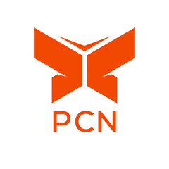 PCN Letter logo design template vector. PCN Business abstract connection vector logo. PCN icon circle logotype.

