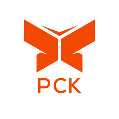 PCK Letter logo design template vector. PCK Business abstract connection vector logo. PCK icon circle logotype.
