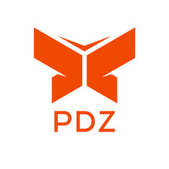 PDZ Letter logo design template vector. PDZ Business abstract connection vector logo. PDZ icon circle logotype.
