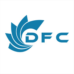 DFC letter design. DFC letter technology logo design on a white background. DFC Monogram logo design for entrepreneur and business