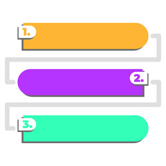 empty template sequence text frame for simple colorful power point presentations