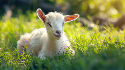 Obraz premium sheep in the grass