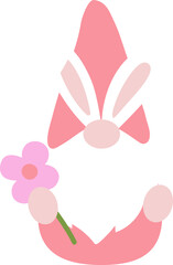 Cute Easter Gnome  vector