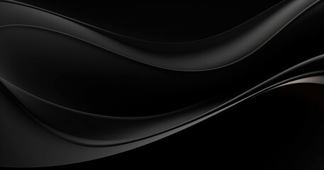 Abstract dark luxury black wave geometric black gradient A little bit of orange, green, red, blue.