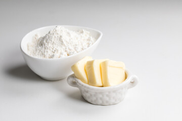 小麦粉　バター　flour butter