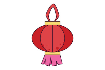 Obraz premium Chinese New Year Sticker Design