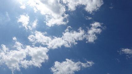 日本の夏空
