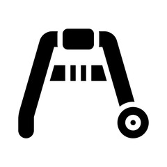 walker glyph icon