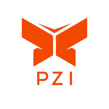 PZI Letter logo design template vector. PZI Business abstract connection vector logo. PZI icon circle logotype.

