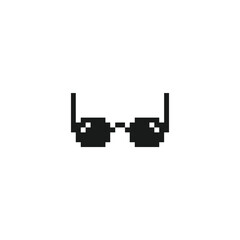 this is thug life glasses in pixel art with simple color and white background ,this item good for presentations,stickers, icons, t shirt design,game asset,logo and project.