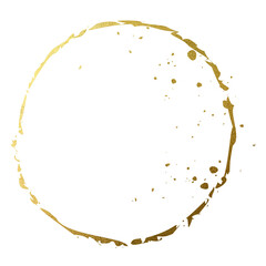 Golden geometric frames. Hand drawn golden borders. Card template with golden shiny gold glitter design element for greeting card design.