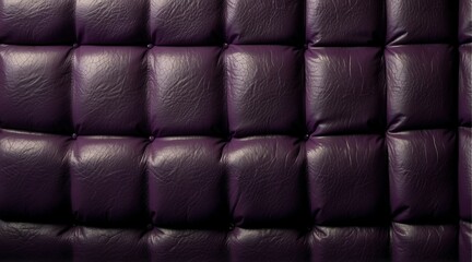 Premium luxury purple leather surface texture background from Generative AI