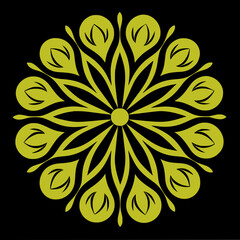 Blooms Flower Art Design With Generative AI