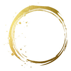 Golden geometric frames. Hand drawn golden borders. Card template with golden shiny gold glitter design element for greeting card design.