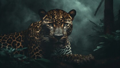 jaguar in the rainforest