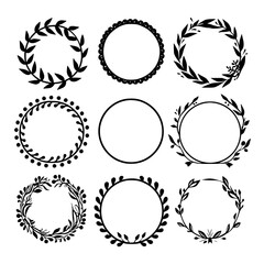 wreath SVG, wreath png, wreath frame, frame svg, frame illustration, wreath illustration, frame, vector, vintage, floral, design, decoration, pattern, ornament, border, illustration, flower, ornate, a