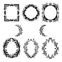 wreath svg, wreath png, wreath frame, frame svg, frame illustration, wreath illustration, frame, vector, vintage, floral, design, decoration, pattern, ornament, border, illustration, flower, ornate,