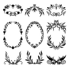 wreath SVG, wreath png, wreath frame, frame svg, frame illustration, wreath illustration, frame, vector, vintage, floral, design, decoration, pattern, ornament, border, illustration, flower, ornate, a