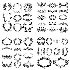 wreath SVG, wreath png, wreath frame, frame svg, frame illustration, wreath illustration, frame, vector, vintage, floral, design, decoration, pattern, ornament, border, illustration, flower, ornate,