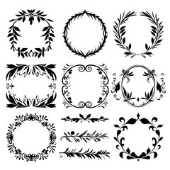 wreath svg, wreath png, wreath frame, frame svg, frame illustration, wreath illustration, frame, vector, vintage, floral, design, decoration, pattern, ornament, border, illustration, flower, ornate,
