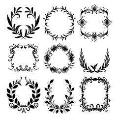 wreath svg, wreath png, wreath frame, frame svg, frame illustration, wreath illustration, frame, vector, vintage, floral, design, decoration, pattern, ornament, border, illustration, flower, ornate,