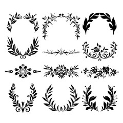 wreath svg, wreath png, wreath frame, frame svg, frame illustration, wreath illustration, frame, vector, vintage, floral, design, decoration, pattern, ornament, border, illustration, flower, ornate,