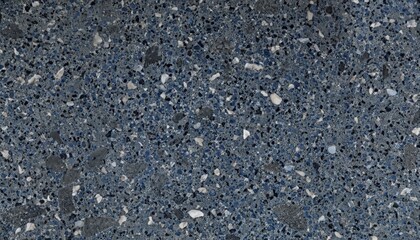 Wall terrazzo texture gray-blue of stone granite black background