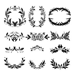 wreath svg, wreath png, wreath frame, frame svg, frame illustration, wreath illustration, frame, vector, vintage, floral, design, decoration, pattern, ornament, border, illustration, flower, ornate, a