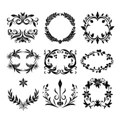 wreath svg, wreath png, wreath frame, frame svg, frame illustration, wreath illustration, frame, vector, vintage, floral, design, decoration, pattern, ornament, border, illustration, flower, ornate, a