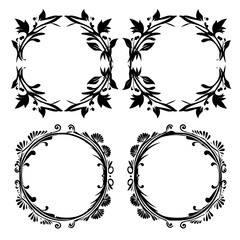 wreath svg, wreath png, wreath frame, frame svg, frame illustration, wreath illustration, frame, vector, vintage, floral, design, decoration, pattern, ornament, border, illustration, flower, ornate, a
