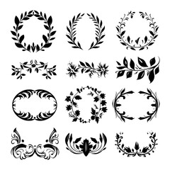 wreath svg, wreath png, wreath frame, frame svg, frame illustration, wreath illustration, frame, vector, vintage, floral, design, decoration, pattern, ornament, border, illustration, flower, ornate, a