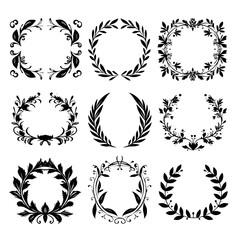 wreath SVG, wreath png, wreath frame, frame svg, frame illustration, wreath illustration, frame, vector, vintage, floral, design, decoration, pattern, ornament, border, illustration, flower, ornate, a