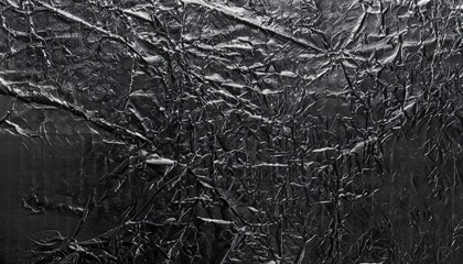 Black foil texture, metallic background