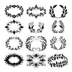 wreath SVG, wreath png, wreath frame, frame svg, frame illustration, wreath illustration, frame, vector, vintage, floral, design, decoration, pattern, ornament, border, illustration, flower, ornate