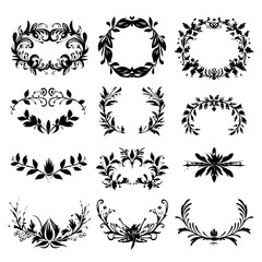 wreath SVG, wreath png, wreath frame, frame svg, frame illustration, wreath illustration, frame, vector, vintage, floral, design, decoration, pattern, ornament, border, illustration, flower, ornate