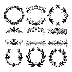 wreath SVG, wreath png, wreath frame, frame svg, frame illustration, wreath illustration, frame, vector, vintage, floral, design, decoration, pattern, ornament, border, illustration, flower, ornate