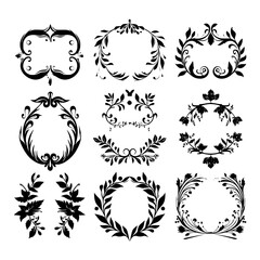 wreath SVG, wreath png, wreath frame, frame svg, frame illustration, wreath illustration, frame, vector, vintage, floral, design, decoration, pattern, ornament, border, illustration, flower, ornate