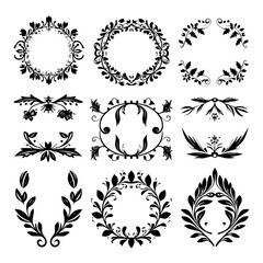 wreath SVG, wreath png, wreath frame, frame svg, frame illustration, wreath illustration, frame, vector, vintage, floral, design, decoration, pattern, ornament, border, illustration, flower, ornate