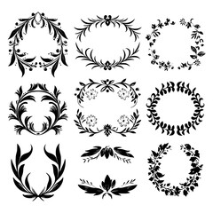 wreath SVG, wreath png, wreath frame, frame svg, frame illustration, wreath illustration, frame, vector, vintage, floral, design, decoration, pattern, ornament, border, illustration, flower, ornate, a