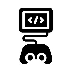 gaming glyph icon