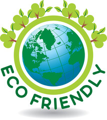 Obraz premium Vector Eco Friendly Logo Design Editable