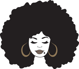 Free Vector Black Women Adjective , Black women Free Vector, Black History Month