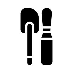 spatula glyph icon