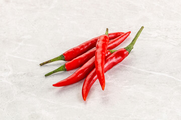 Hot and spicy chili pepper