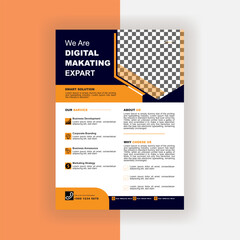 Real Estate Flyers Design, template vector design for file, flyer in A4 with colorful.