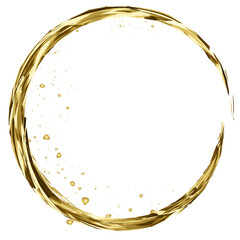 Golden geometric frames. Hand drawn golden borders. Card template with golden shiny gold glitter design element for greeting card design.