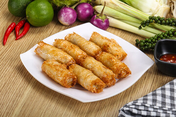 Vietnamese cuisine fried spring roll