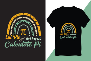 Pi Day T-Shirt Design Vector