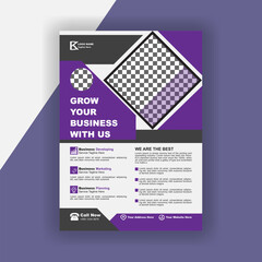  Corporate Business Flyer Design poster templet in A4 size